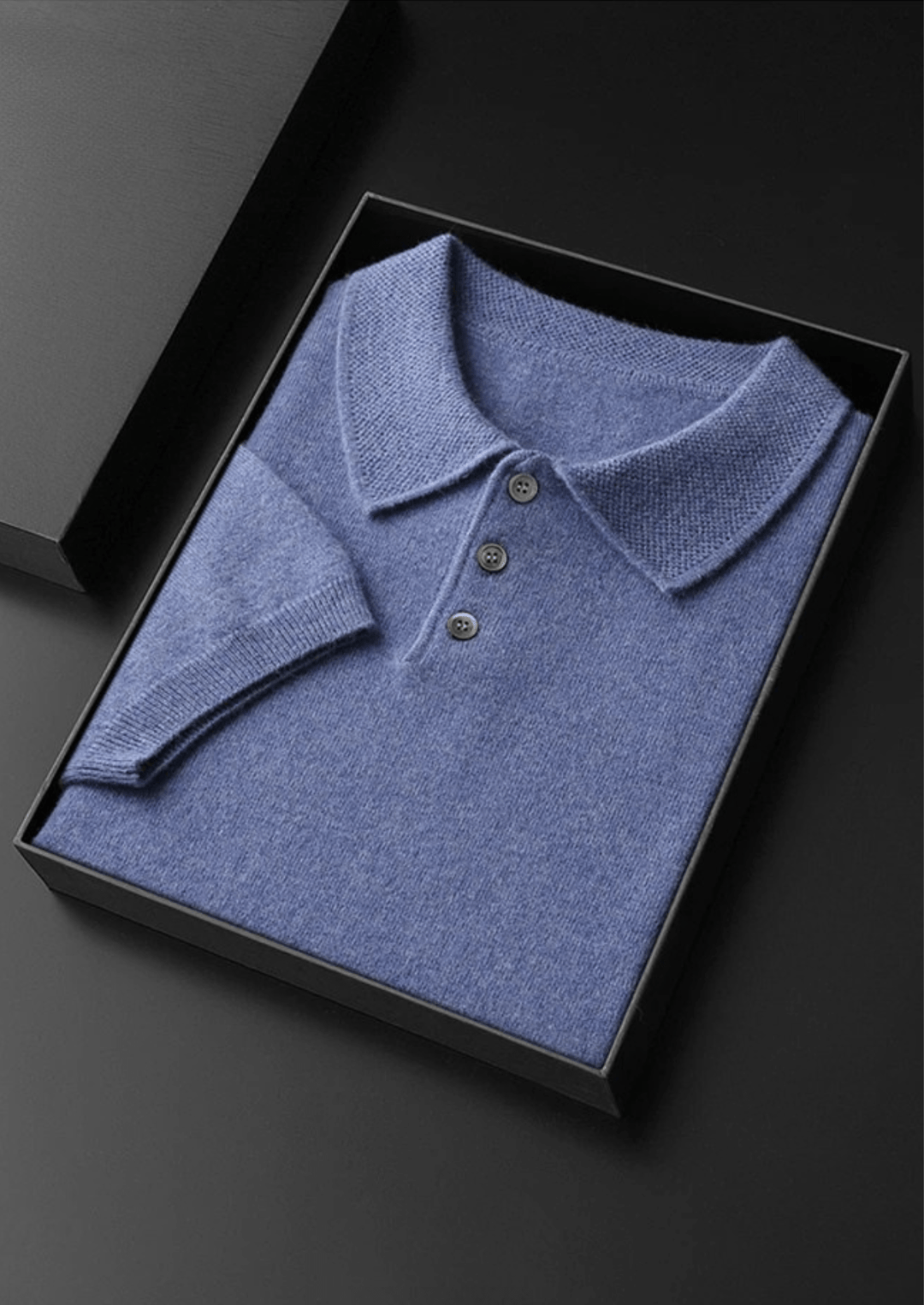 PURE CASHMERE CLASSIC POLO SHIRT