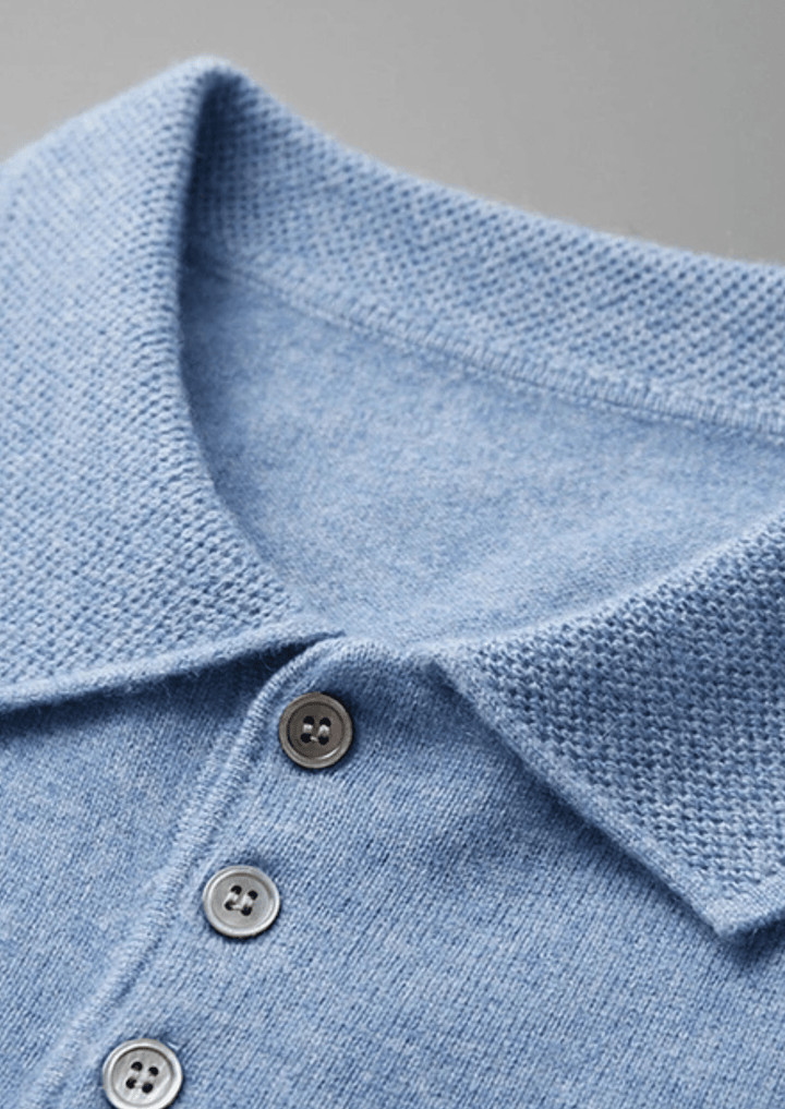 PURE CASHMERE CLASSIC POLO SHIRT