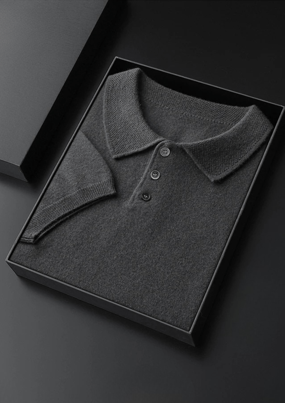 PURE CASHMERE CLASSIC POLO SHIRT