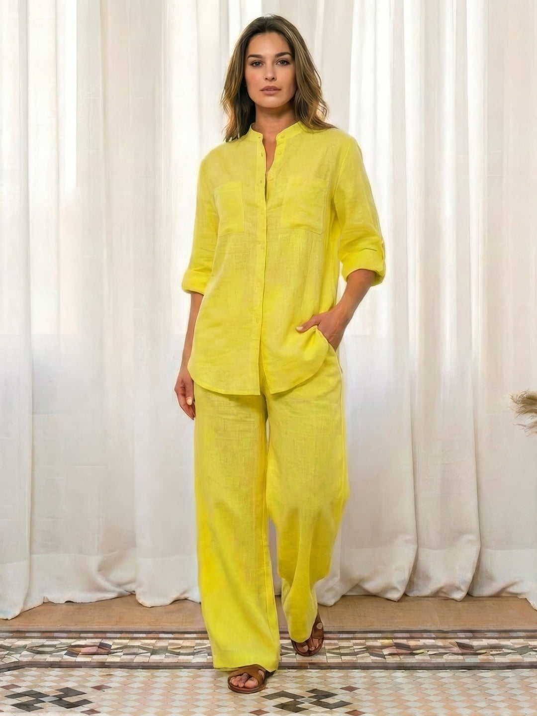 100% Cotton Double Comfort Two Piece Set