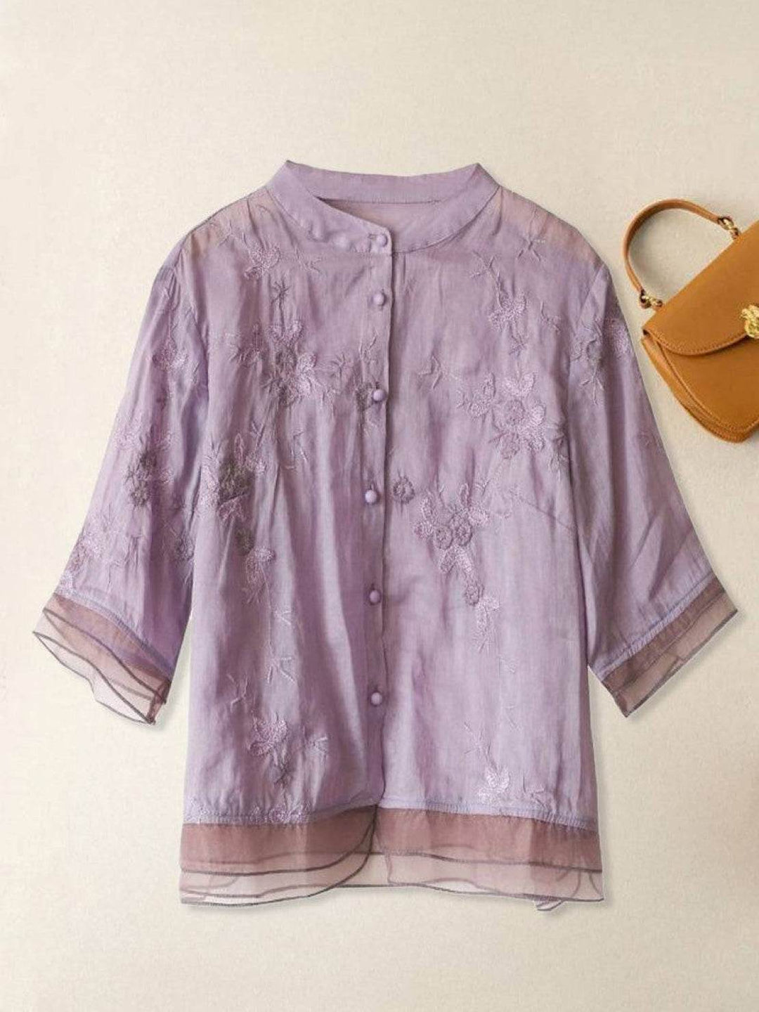 100% Cotton Linen Tuscany Rise 2 Piece Set purple image 6 
