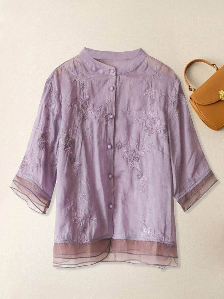 100% Cotton Linen Tuscany Rise 2 Piece Set purple image 6 
