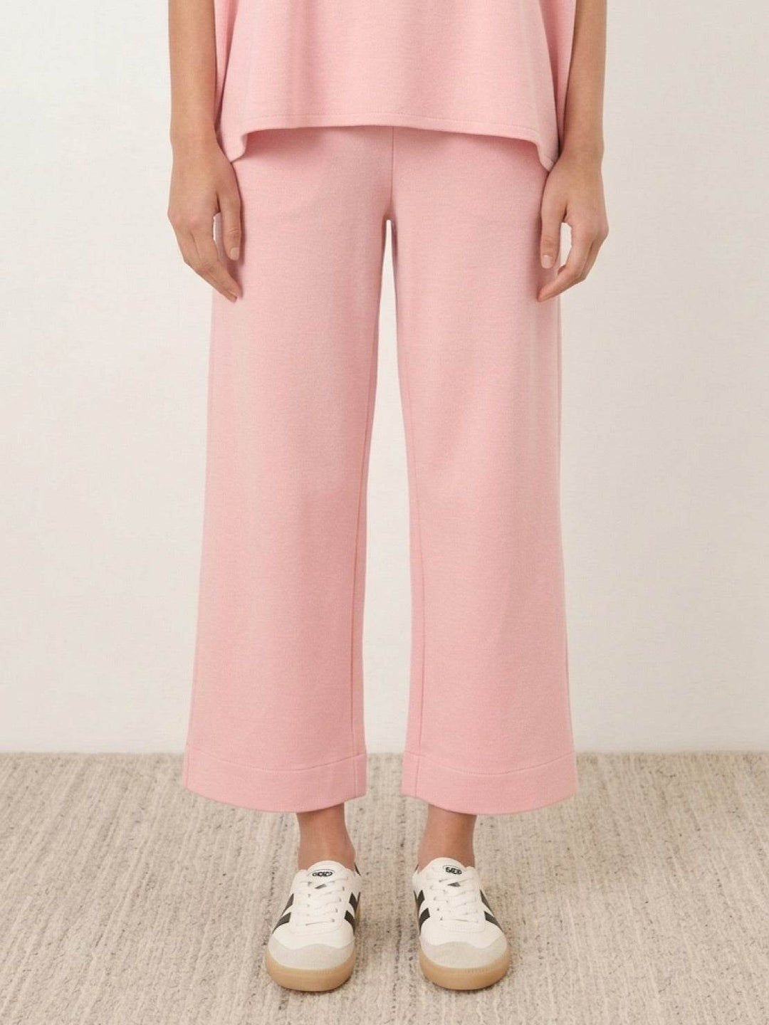 Cotton-Blend Capelet Lounge Set blush pink image 5 