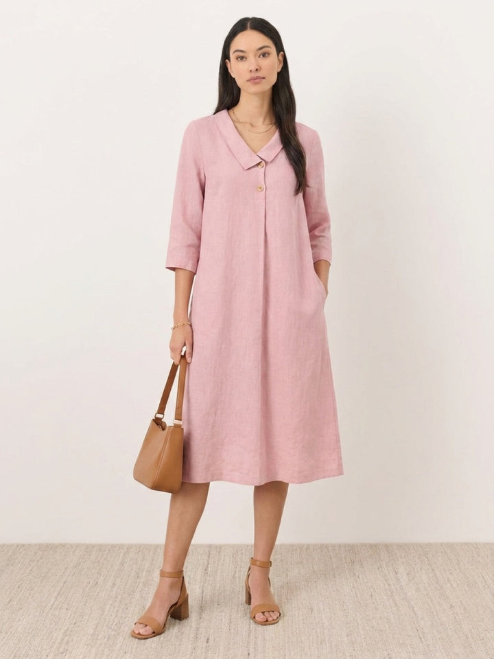 Classic Midi Dress pastel pink image 1 
