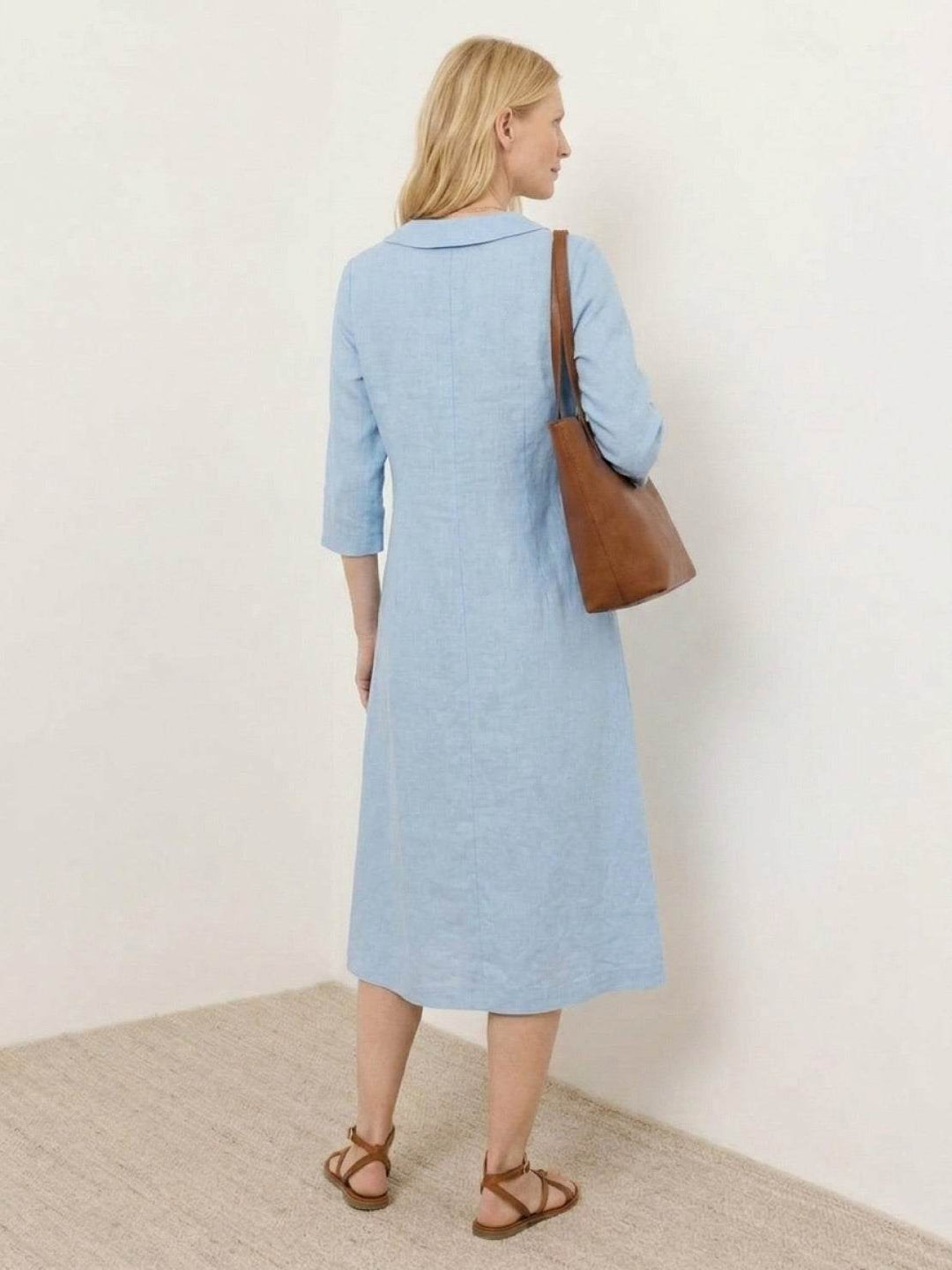 Classic Midi Dress light blue image 3 