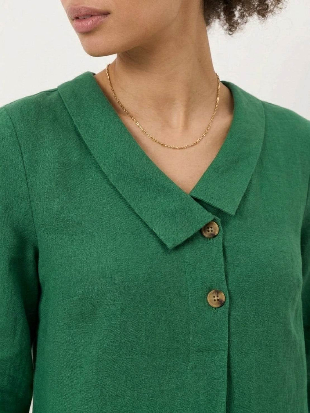 Classic Midi Dress dark green image 5 