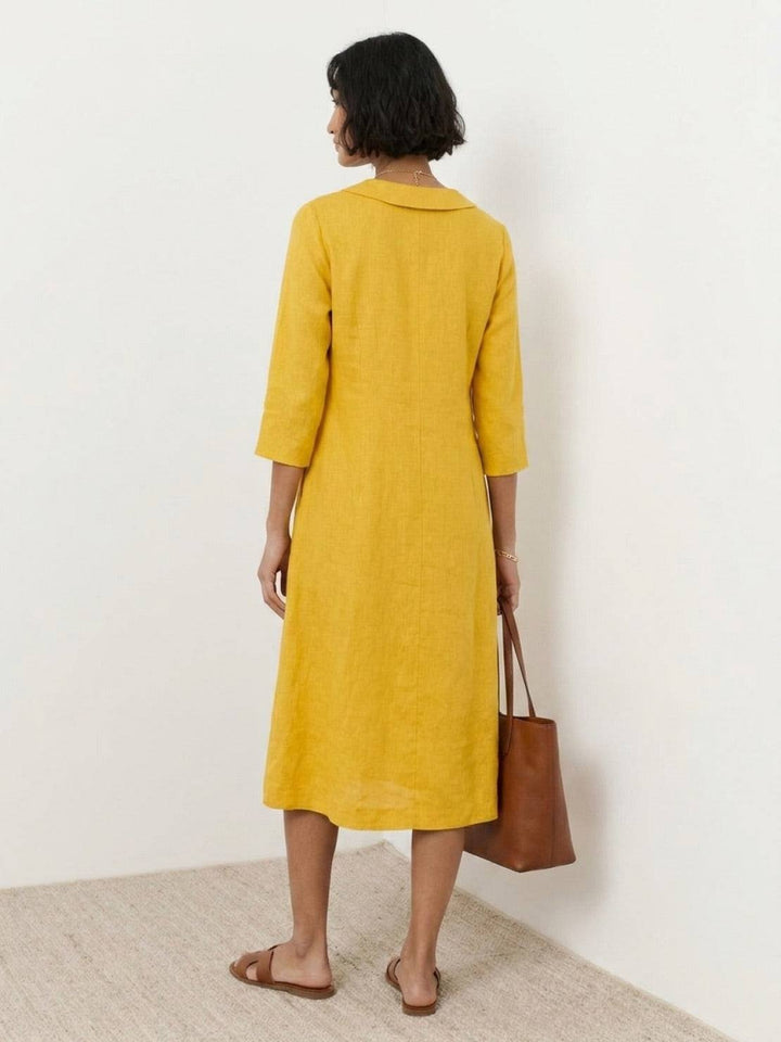 Classic Midi Dress yellow image 2 