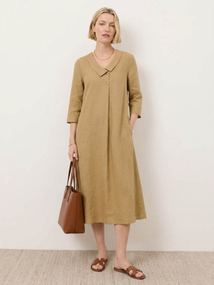 Classic Midi Dress khaki image 1 