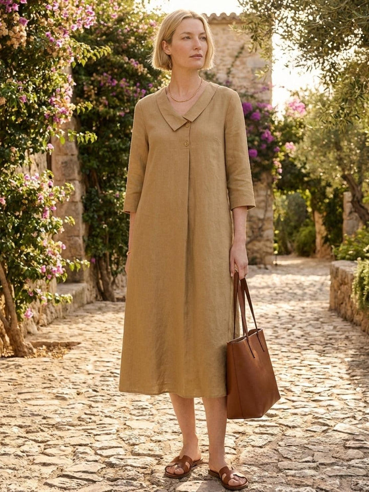 Classic Midi Dress khaki image 2 