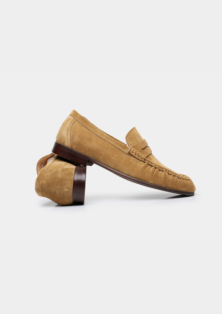 Classic Penny Suede Loafers caramel image 8 #color_caramel
