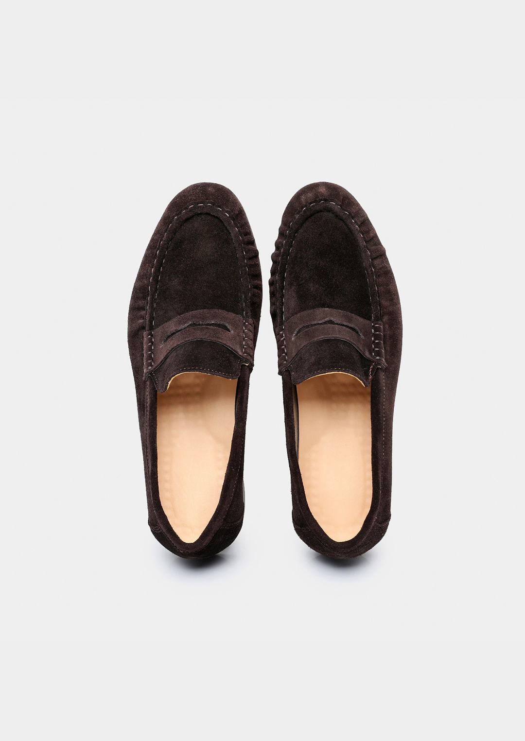 Classic Penny Suede Loafers coffee image 4 #color_coffee