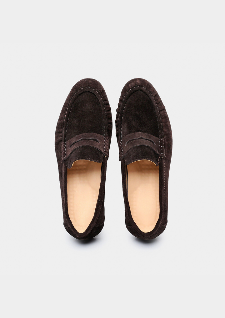 Classic Penny Suede Loafers coffee image 4 #color_coffee
