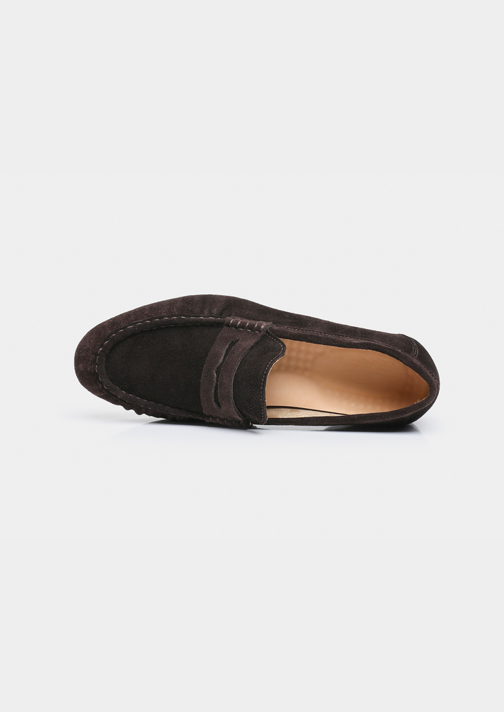 Classic Penny Suede Loafers coffee image 6 #color_coffee