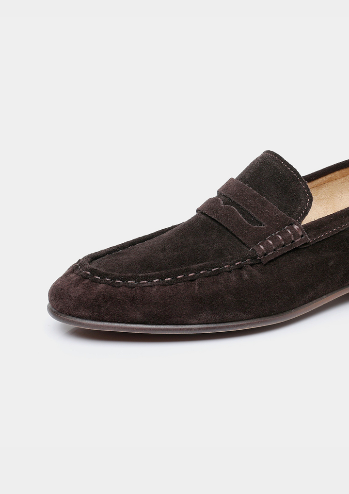Classic Penny Suede Loafers coffee image 3 #color_coffee