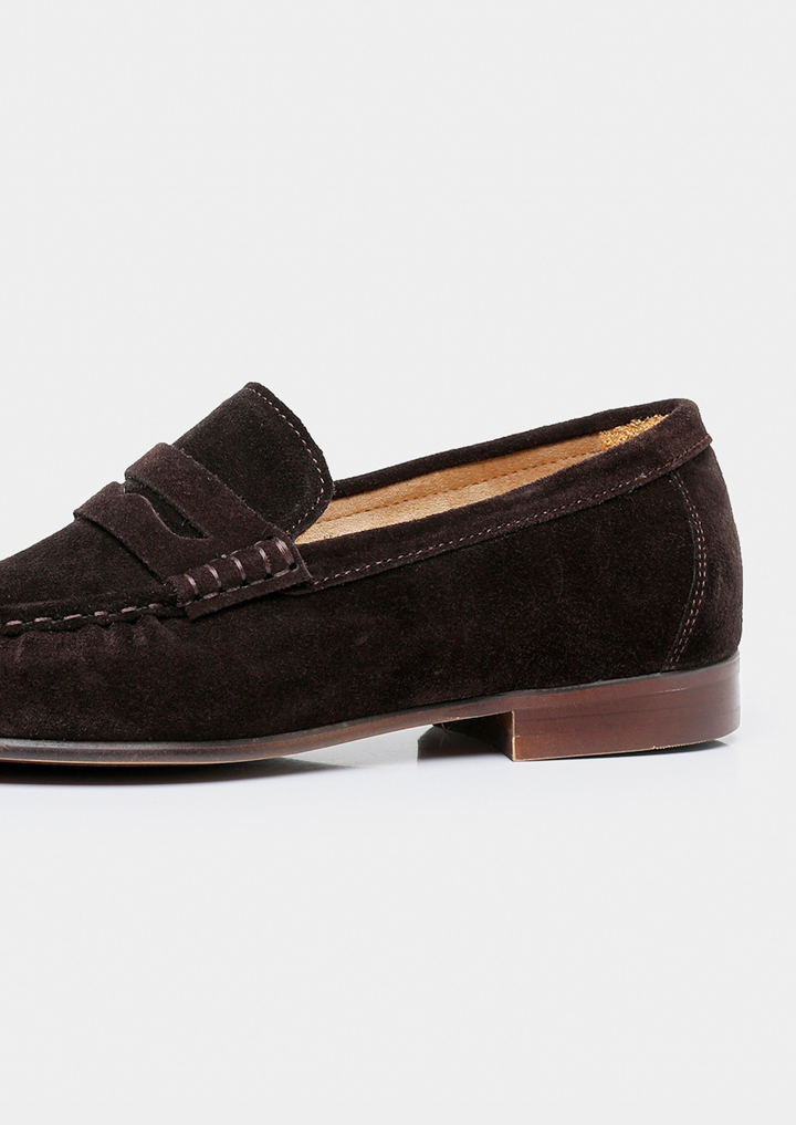 Classic Penny Suede Loafers coffee image 5 #color_coffee