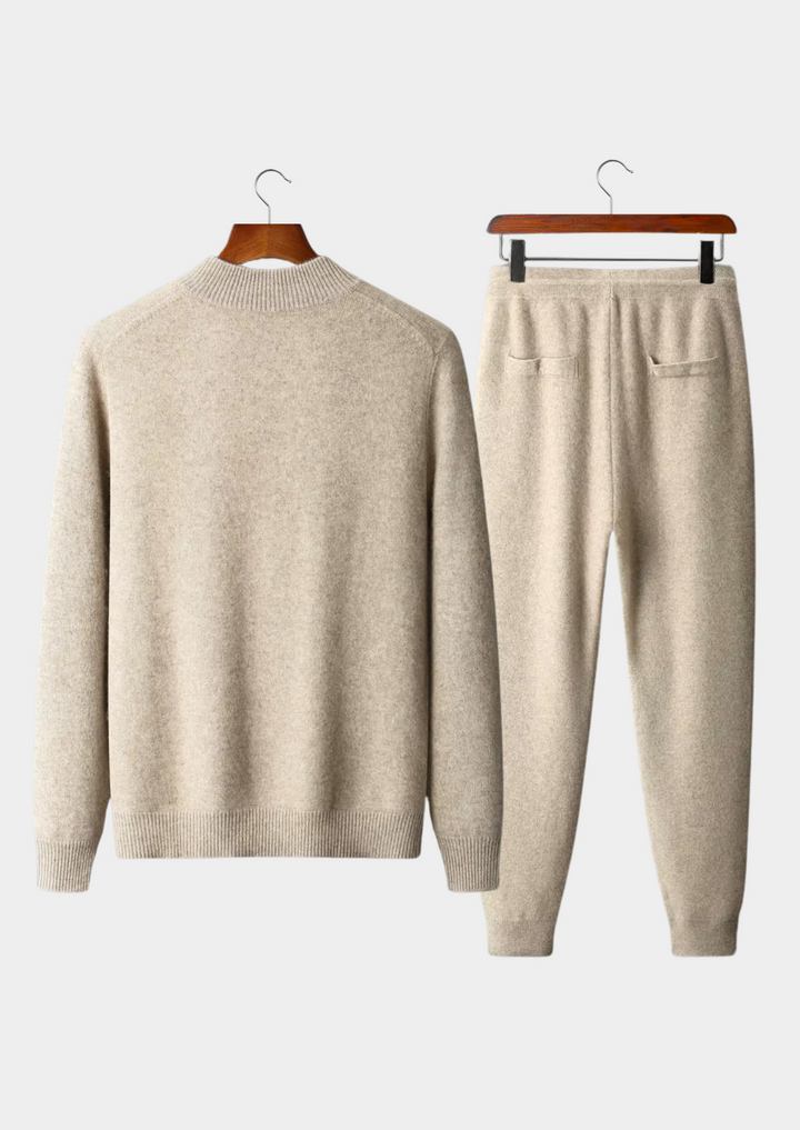 Pure Extra-Fine Merino Wool Luzzo Set sand image 2 #color_sand