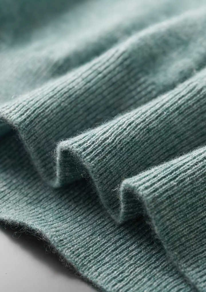 Cashmere Crewneck T-Shirt verdant slate image 5 #color_verdant-slate