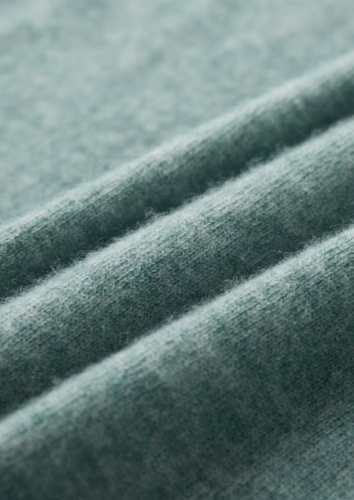 Cashmere Crewneck T-Shirt verdant slate image 3 #color_verdant-slate
