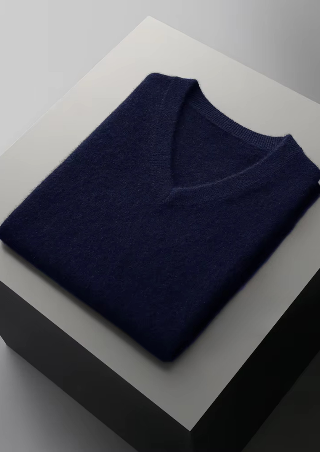 Pure Merino V-Neck Vest navy blue image 1 #color_navy-blue