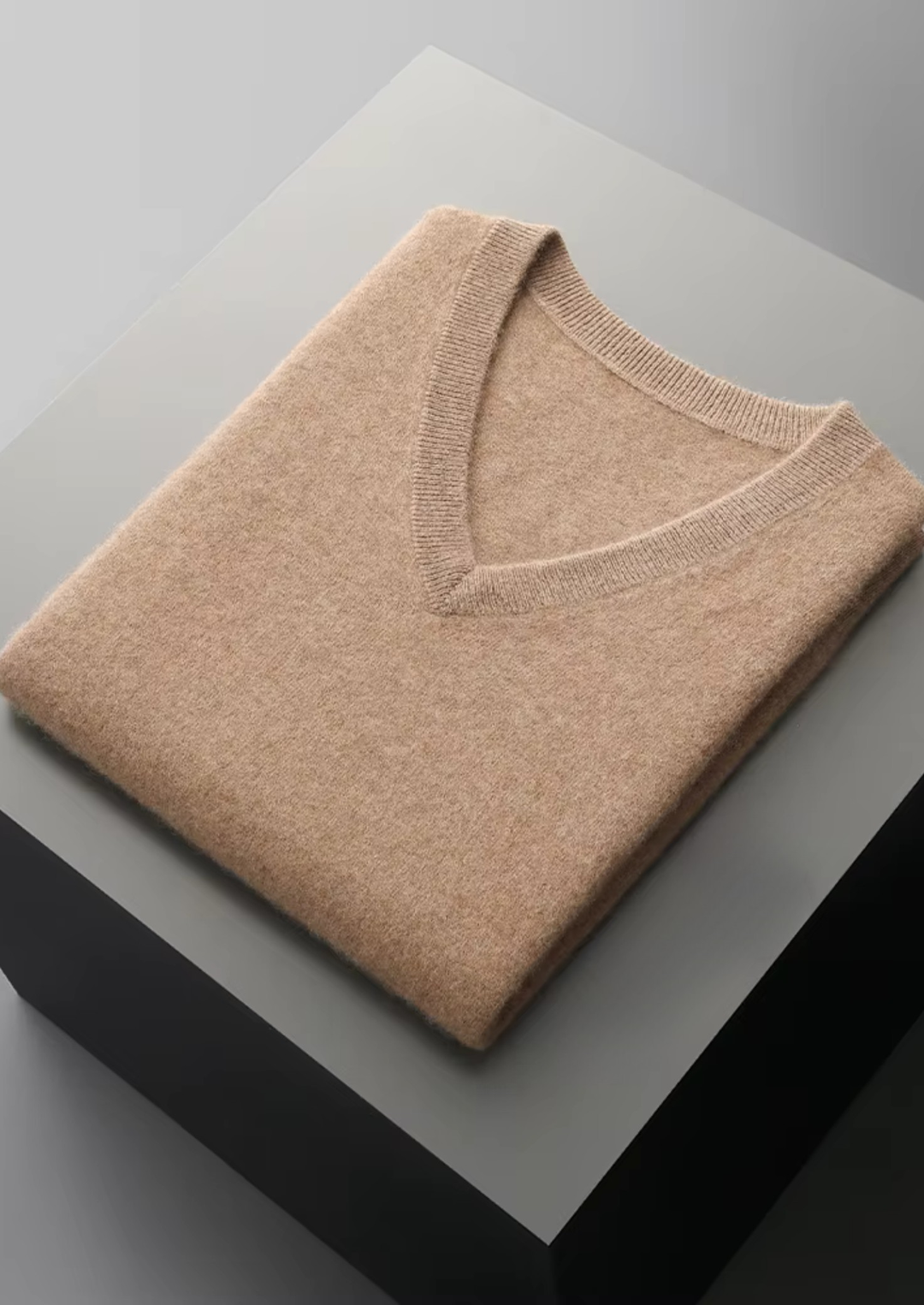 Pure Merino V-Neck Vest beige image 1 #color_beige