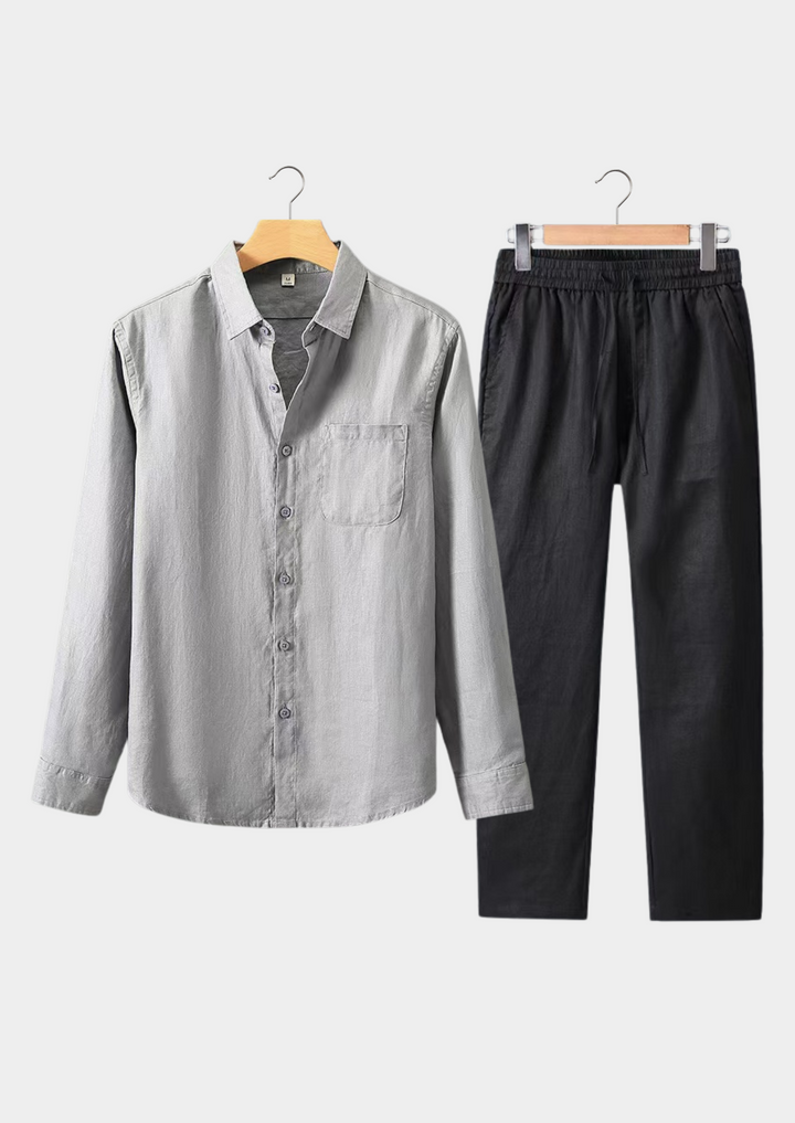 Dolcevita Longsleeve Summer Set gray/black image 1 #color_gray
