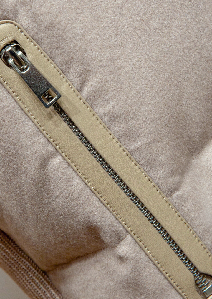 The Ivory Urban Hybrid Bomber Jacket