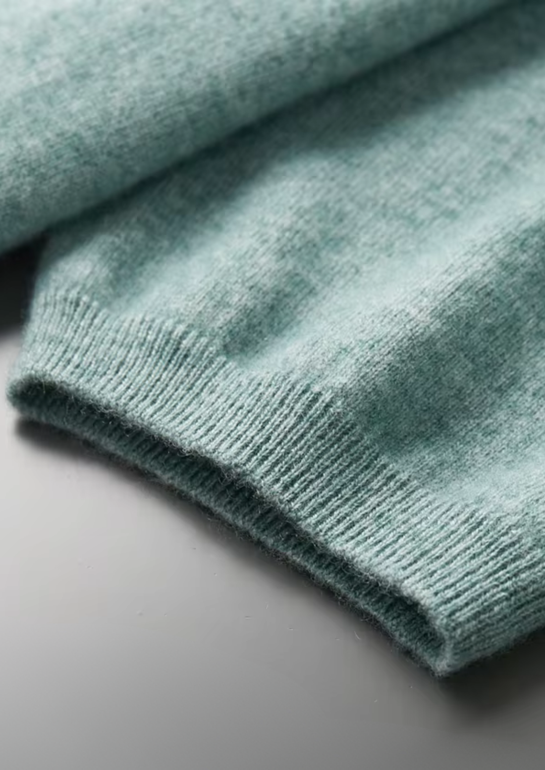Cashmere Crewneck T-Shirt verdant slate image 6 #color_verdant-slate