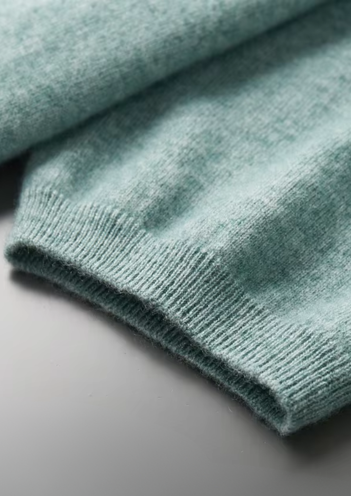 Cashmere Crewneck T-Shirt verdant slate image 6 #color_verdant-slate