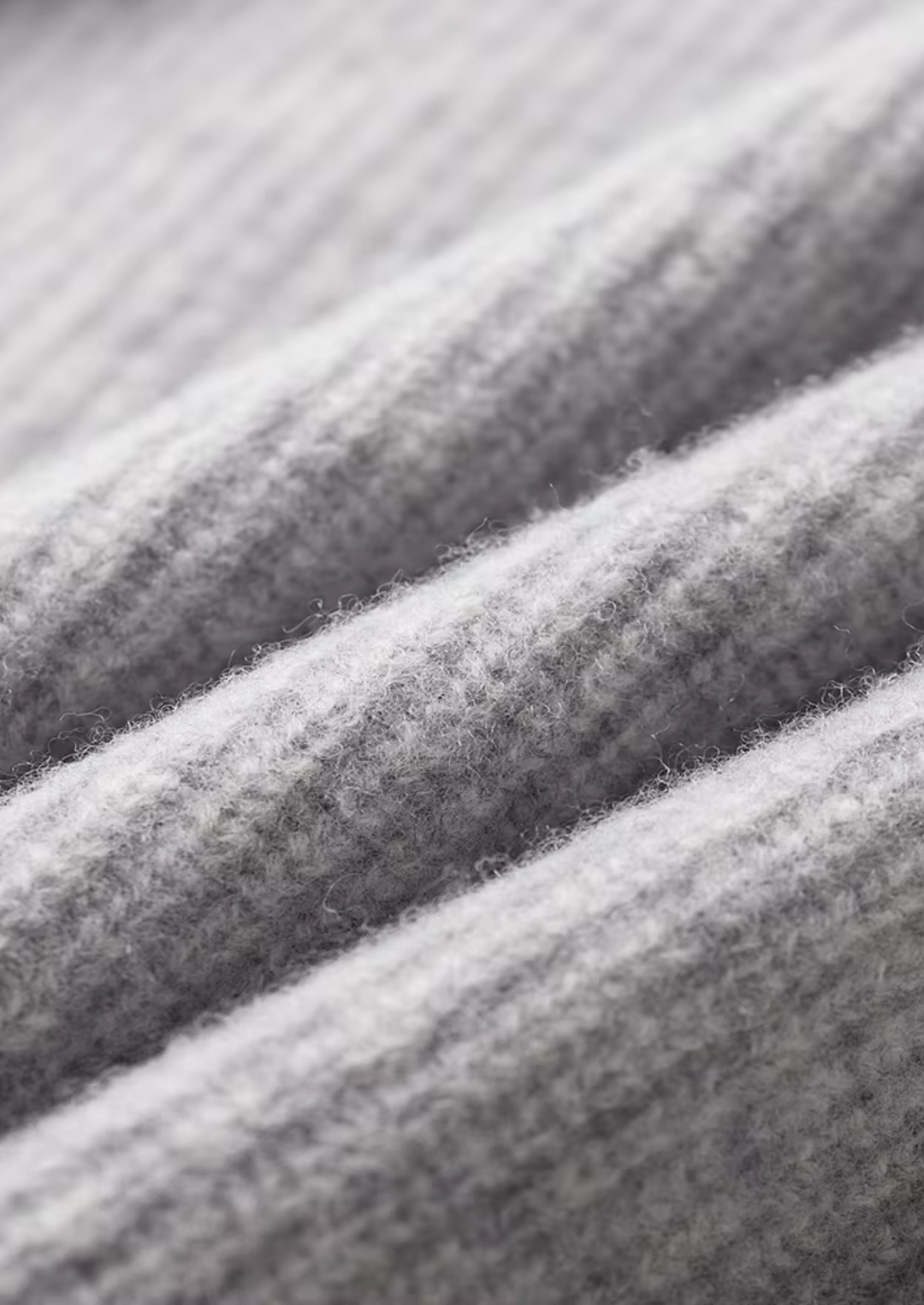 Pure Merino Ribbed Cardigan light gray image 7 #color_light-gray