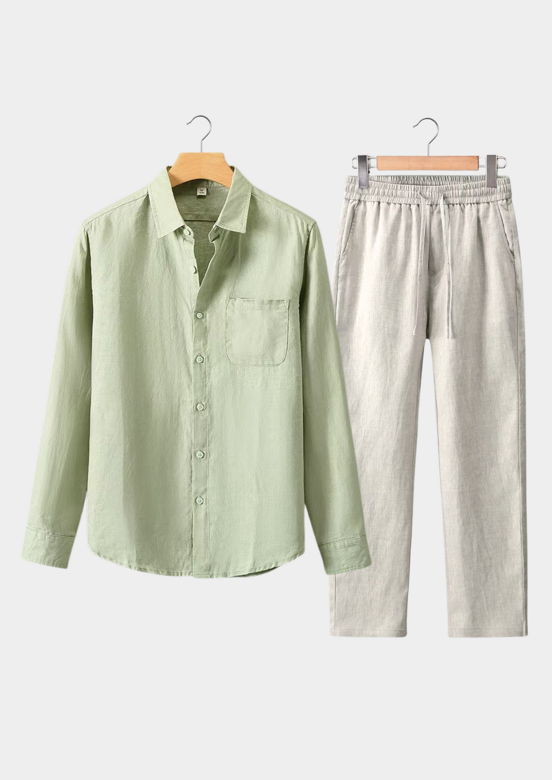 Dolcevita Longsleeve Summer Set mint green/beige image 1 #color_mint-green