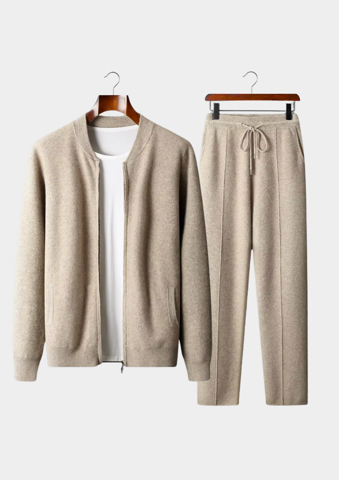 Pure Extra-Fine Merino Wool Falconi Set sand image 1 #color_sand