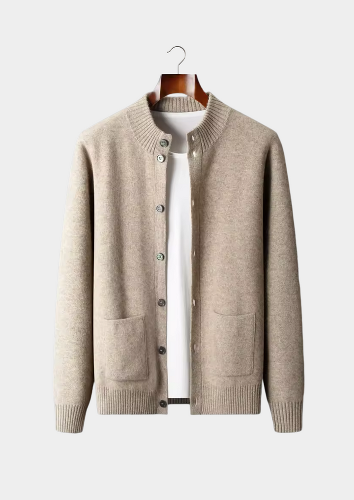 Cashmere Button Cardigan light beige image 1 #color_light-beige
