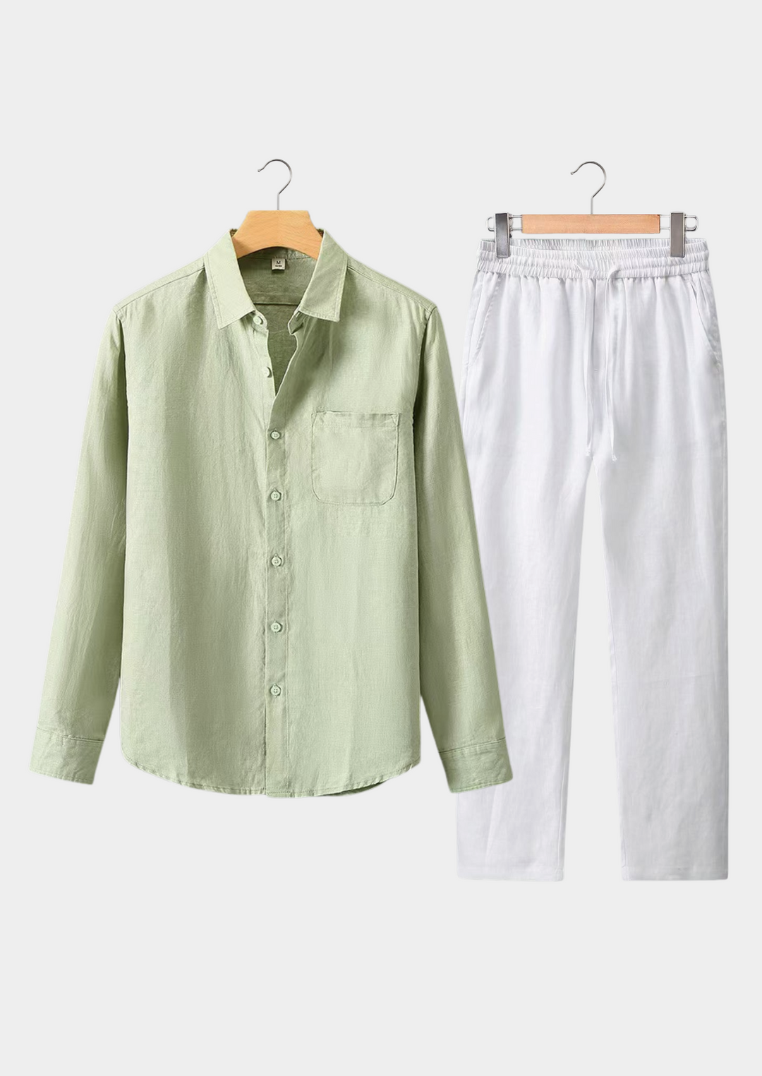 Dolcevita Longsleeve Summer Set mint green/white image 1 #color_mint-green