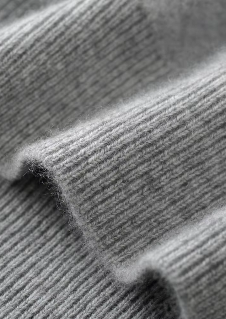 Pure Merino V-Neck Cardigan light grey image 6 #color_light-grey
