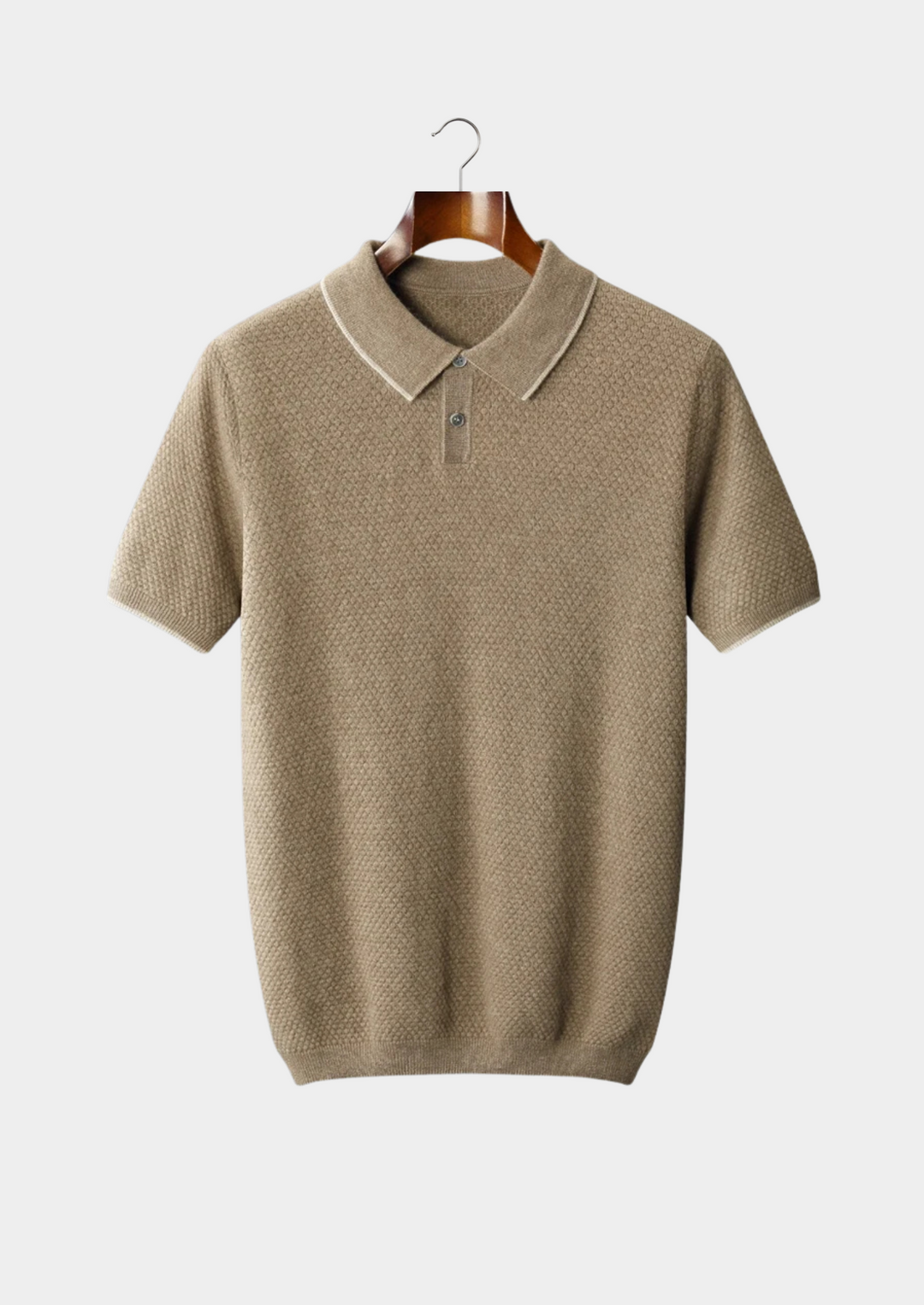 The Cashmere Two-Tone Polo beige image 1 #color_beige