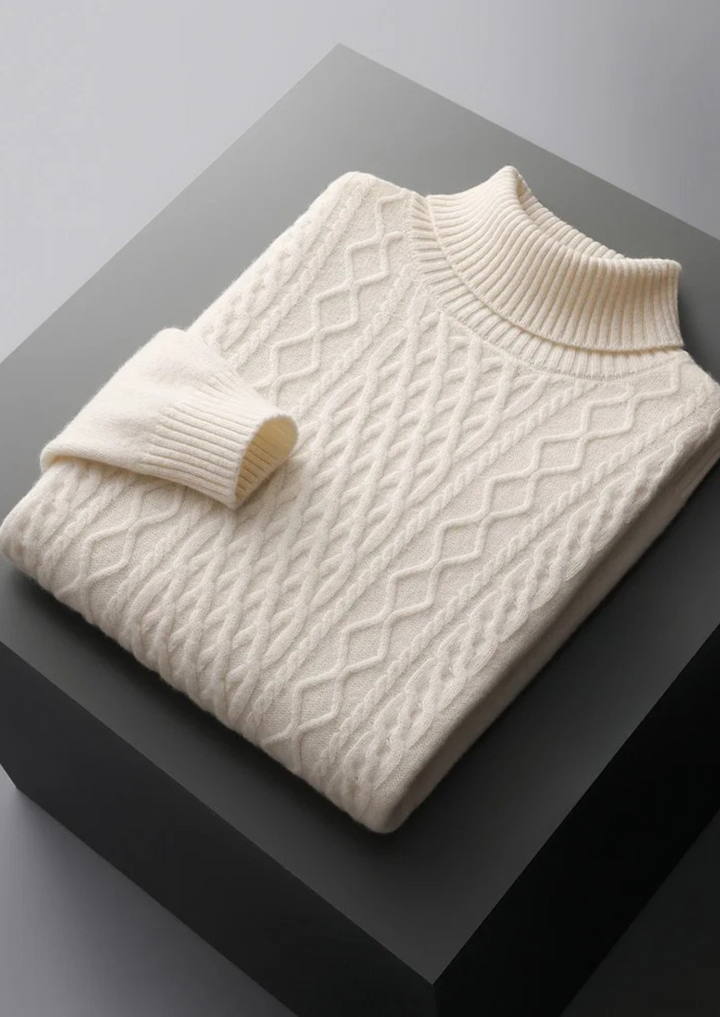 Pure Merino Wintertime Rollneck cream white image 3 #color_cream-white