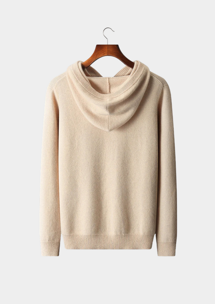 Cashmere Leisure Hoodie sand image 2 #color_sand