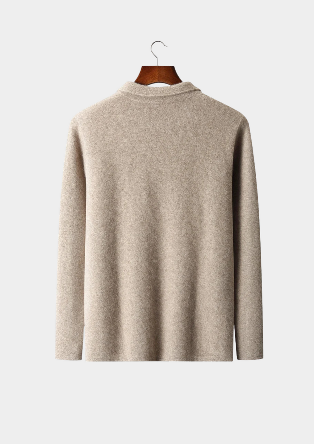 Cashmere Zip Cardigan beige image 2 #color_beige