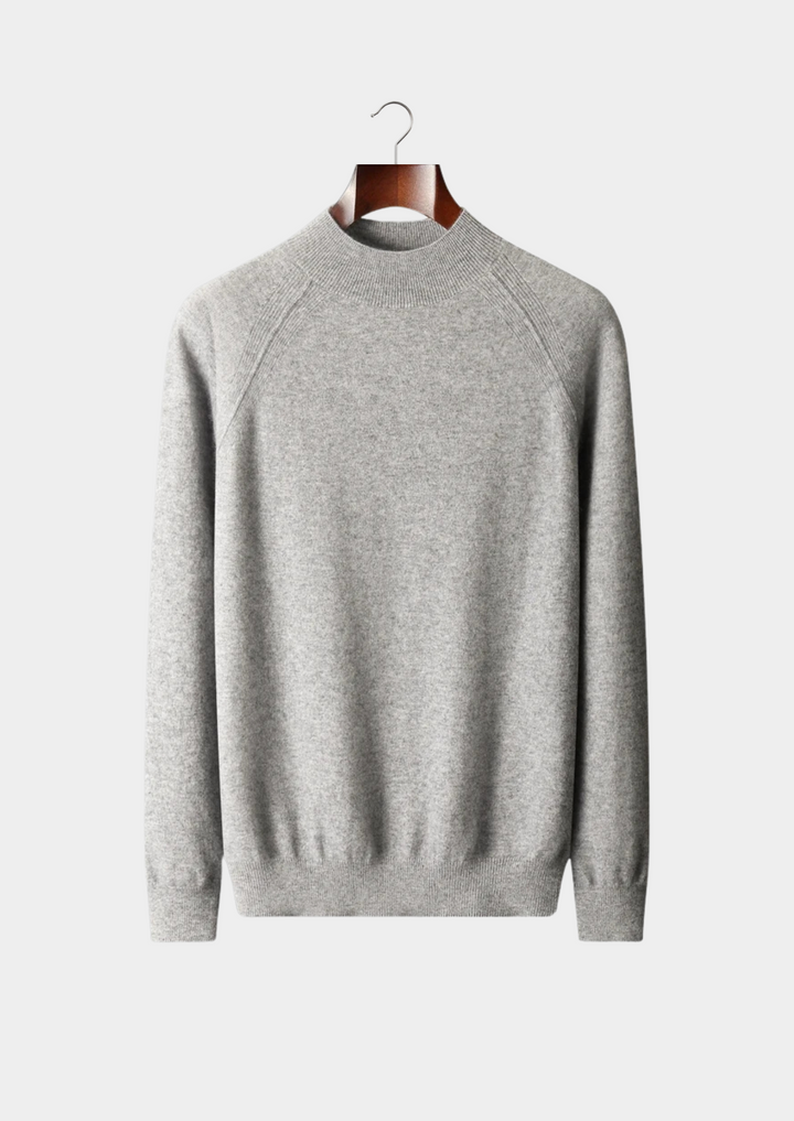 Pure Merino Raglan Mockneck light gray image 1 #color_light-gray