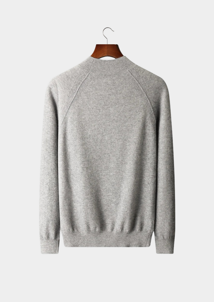 Pure Merino Raglan Mockneck light gray image 2 #color_light-gray