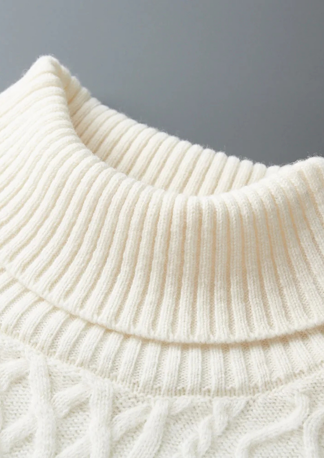 Pure Merino Wintertime Rollneck cream white image 6 #color_cream-white