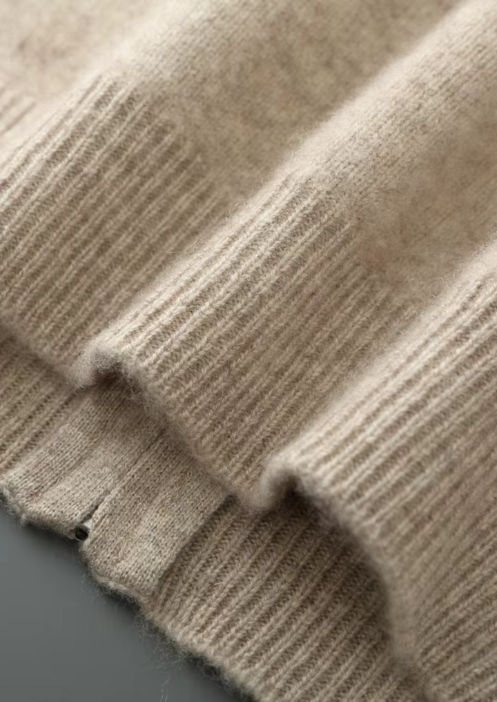 Pure Merino Zip Cardigan sand image 6 #color_sand