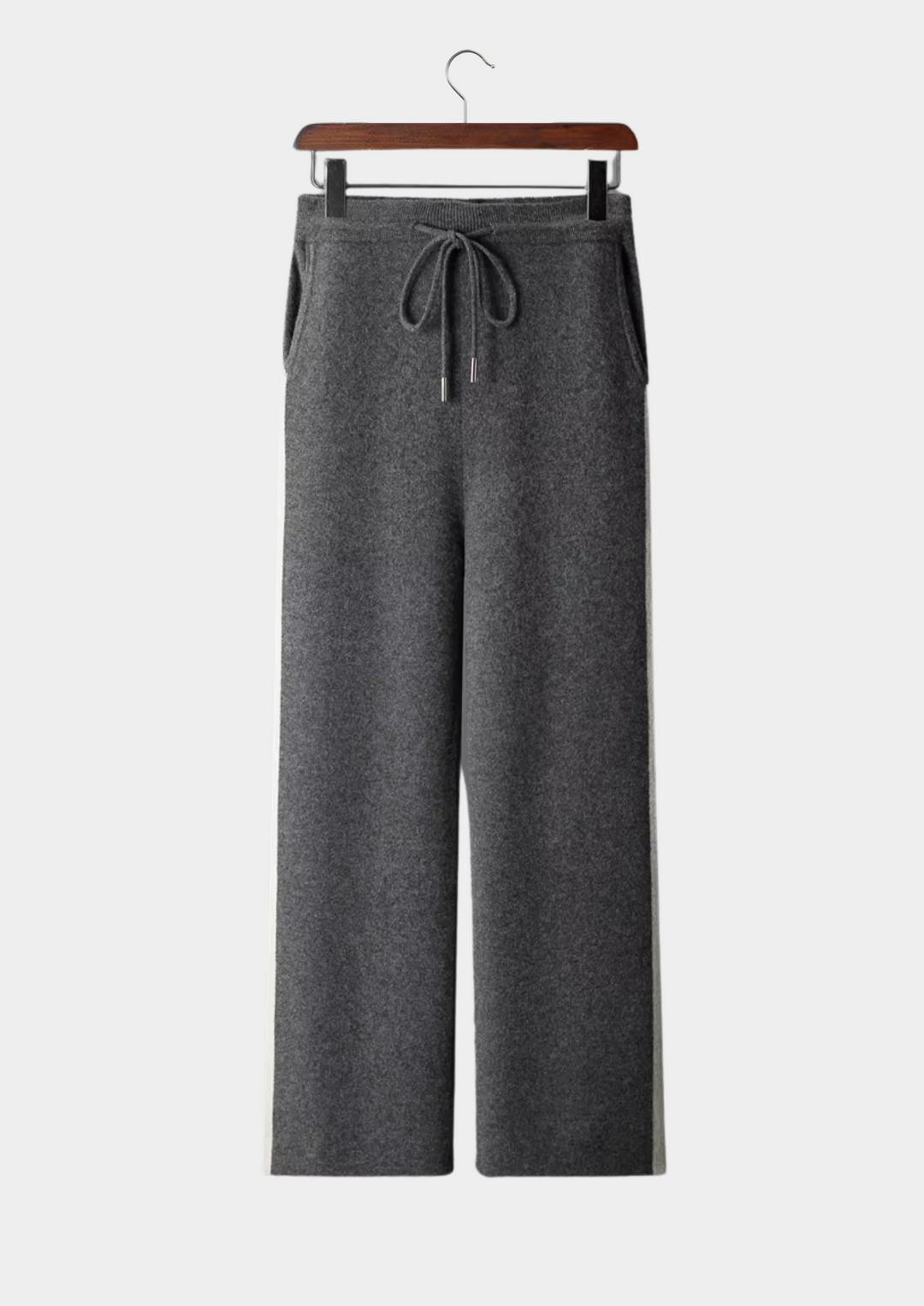 Pure Merino Wide Leisure Trousers dark gray image 1 #color_dark-gray