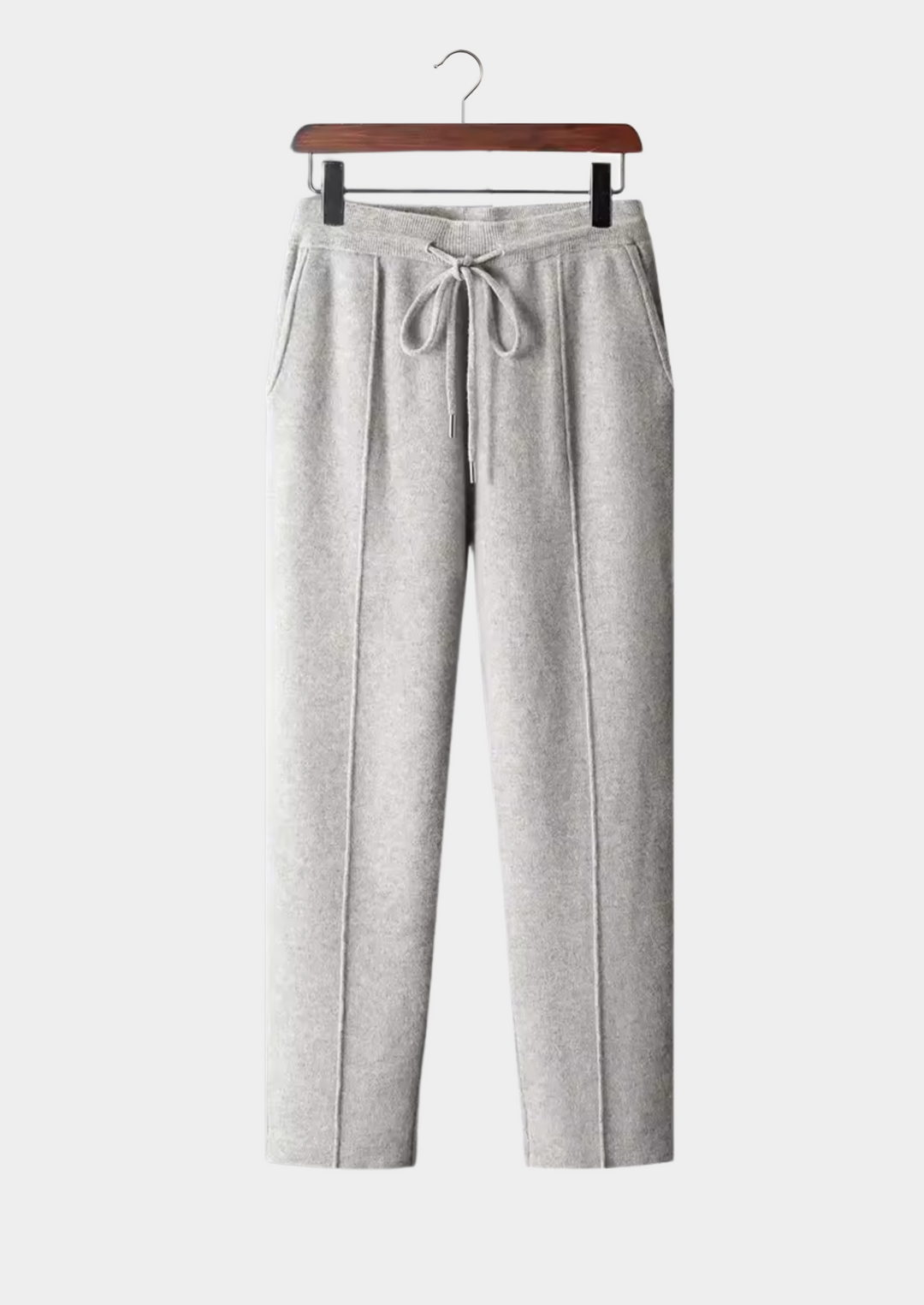 Pure Merino Light Gray Trousers light gray image 1 #color_light-gray