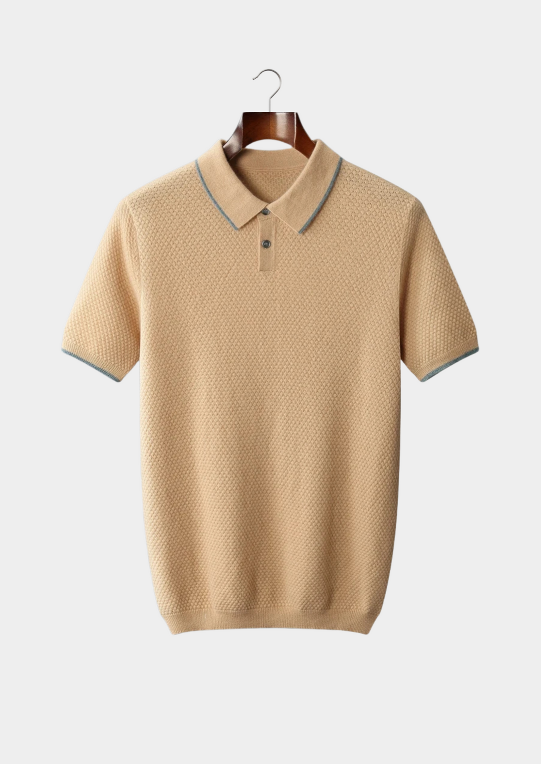 The Cashmere Two-Tone Polo mustard image 1 #color_mustard