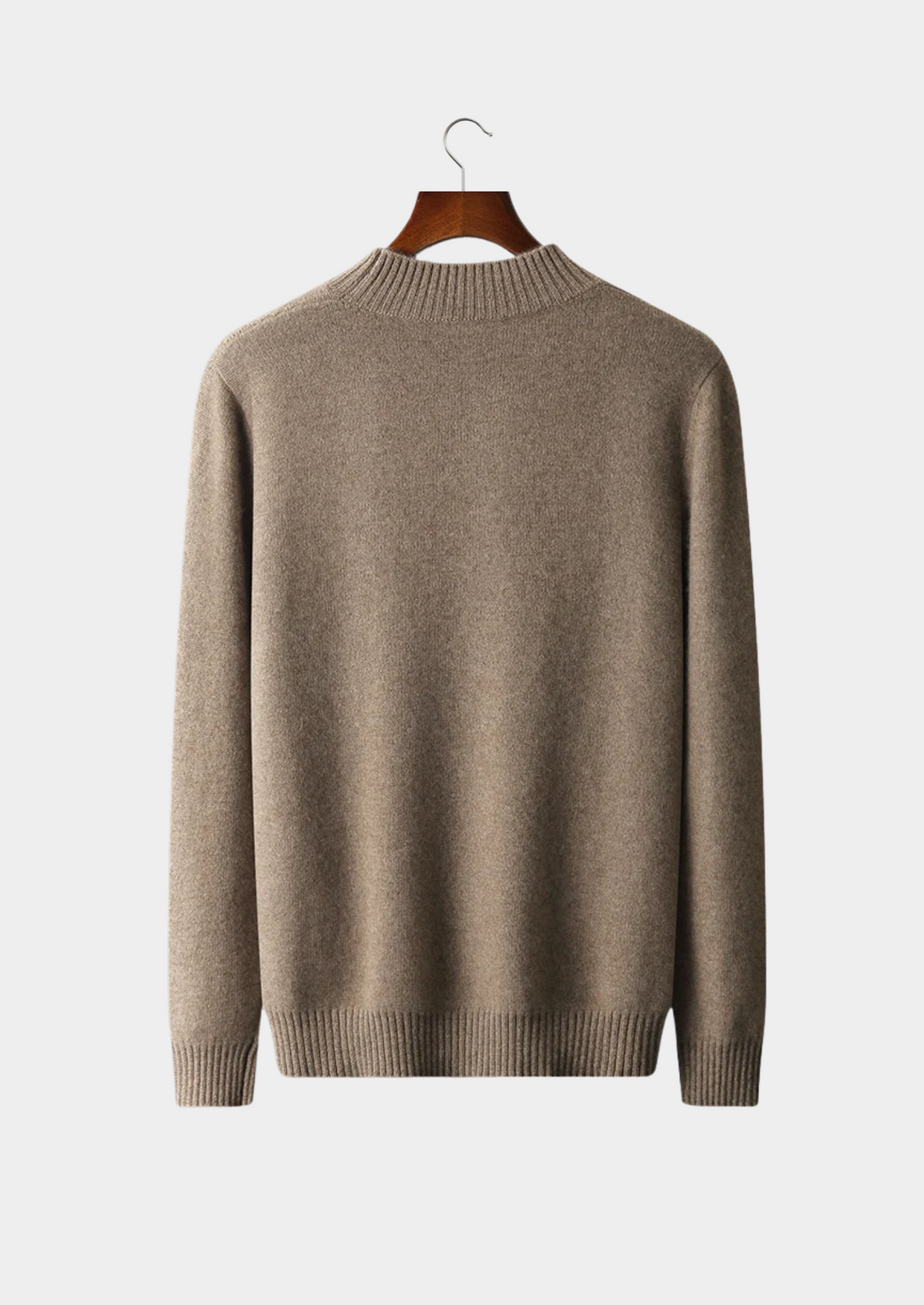 Pure Merino Jacquard Mockneck sand image 8 #color_sand