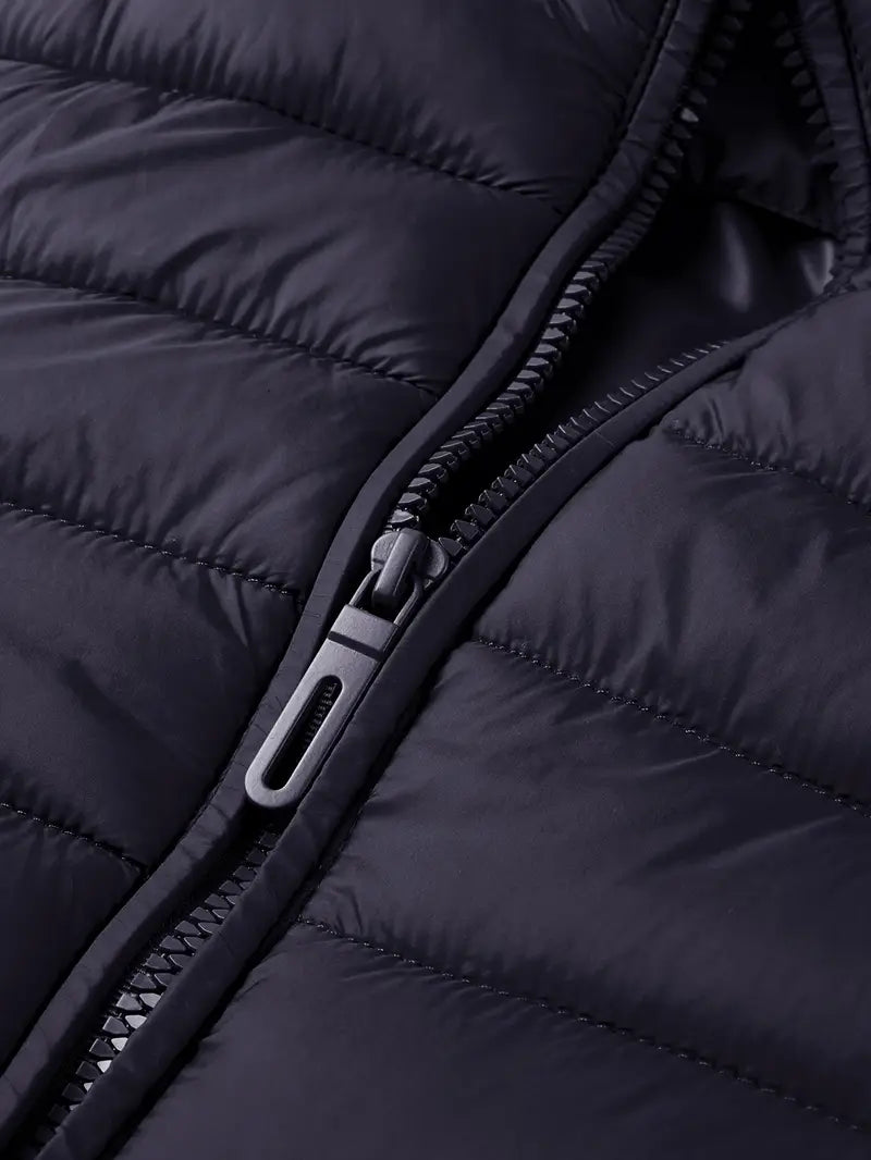 Quiet Luxury Sleeveless Zip-Up Vest