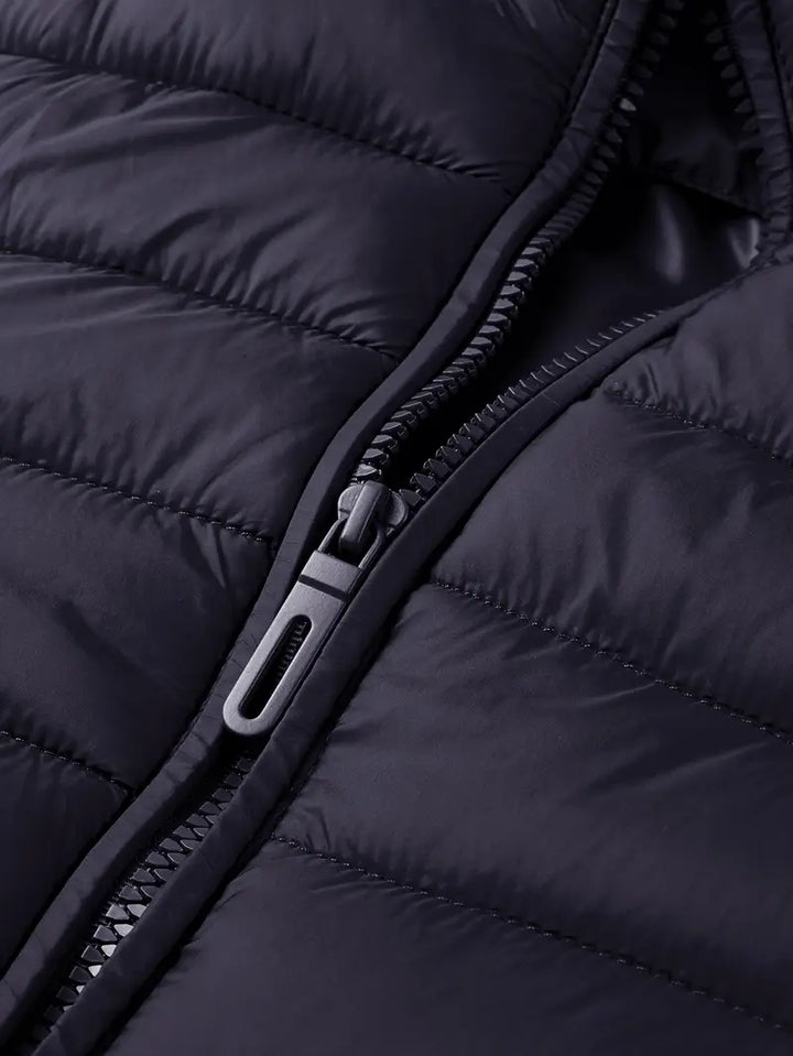 Quiet Luxury Sleeveless Zip-Up Vest