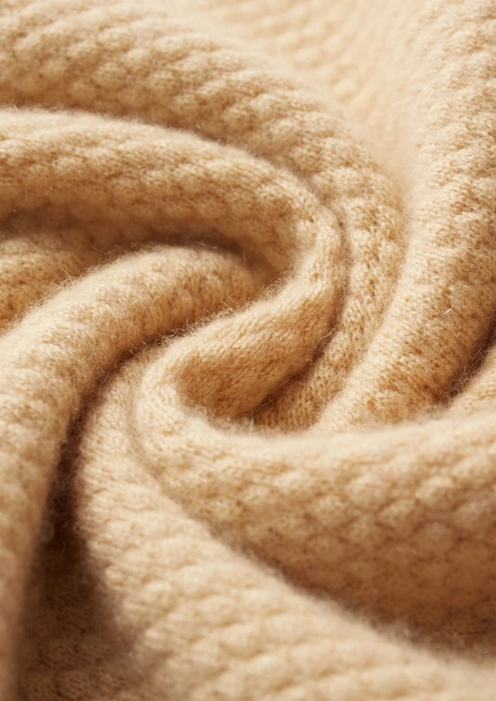 The Cashmere Two-Tone Polo mustard image 4 #color_mustard