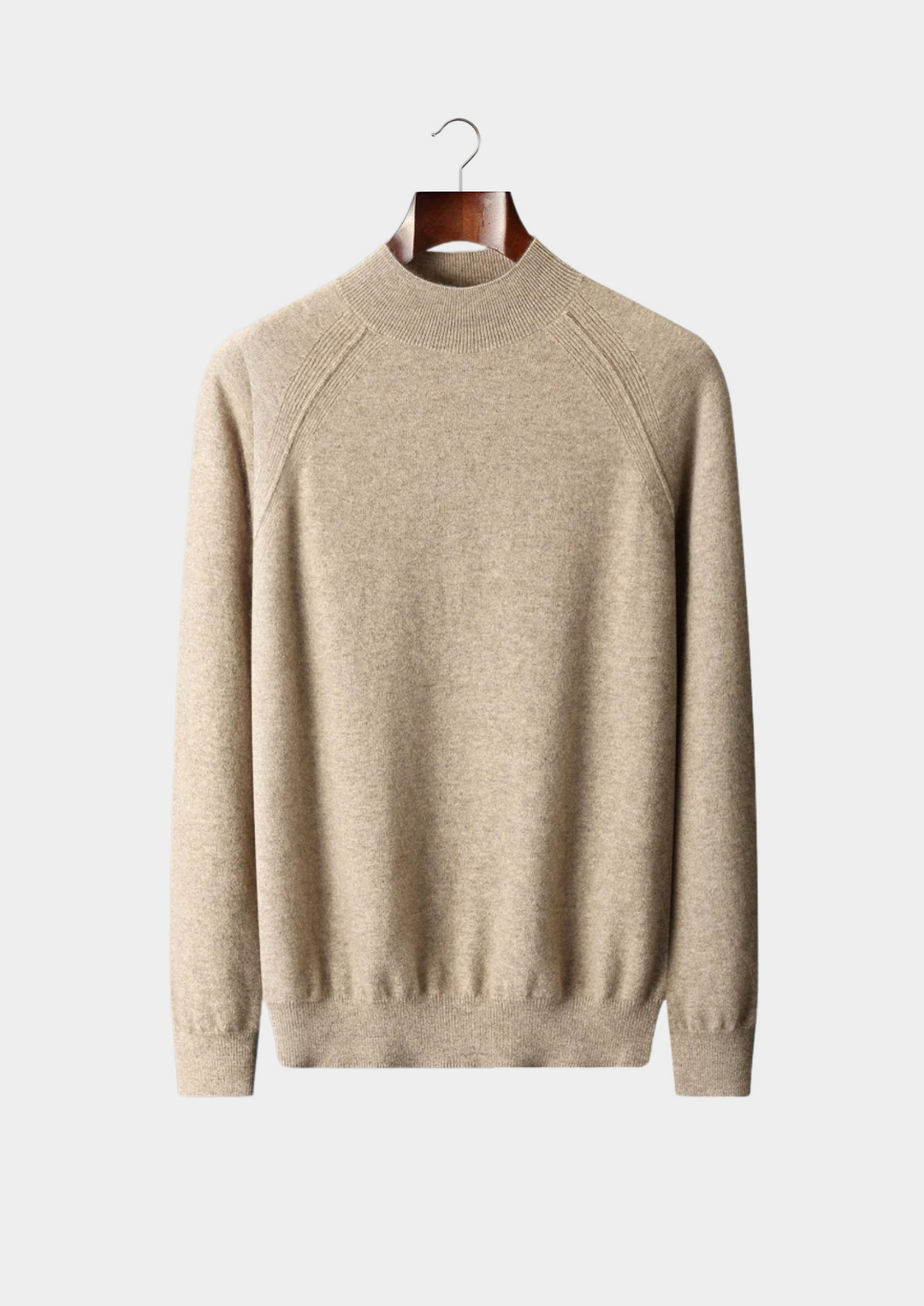 Pure Merino Raglan Mockneck light gray image 4 #color_light-gray